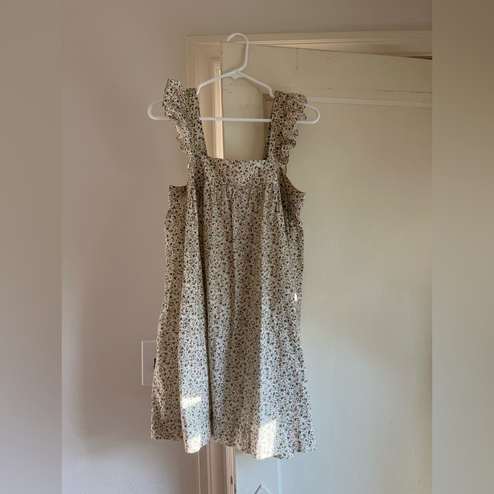 Doen Ruffle Sleeve Mini Dress